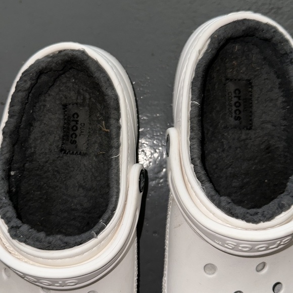 Lined white Crocs - Picture 6 of 8